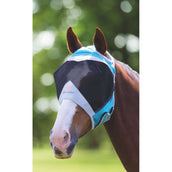 Shires Fly Mask Fine Mesh with Ear Hole Teal