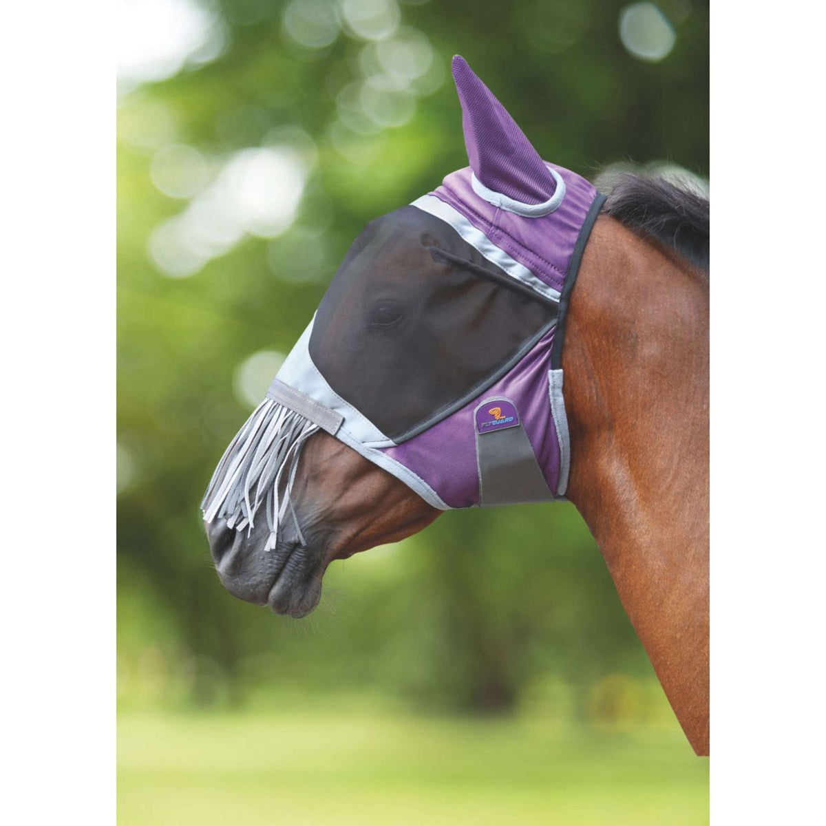 Shires Fly Mask Deluxe Purple