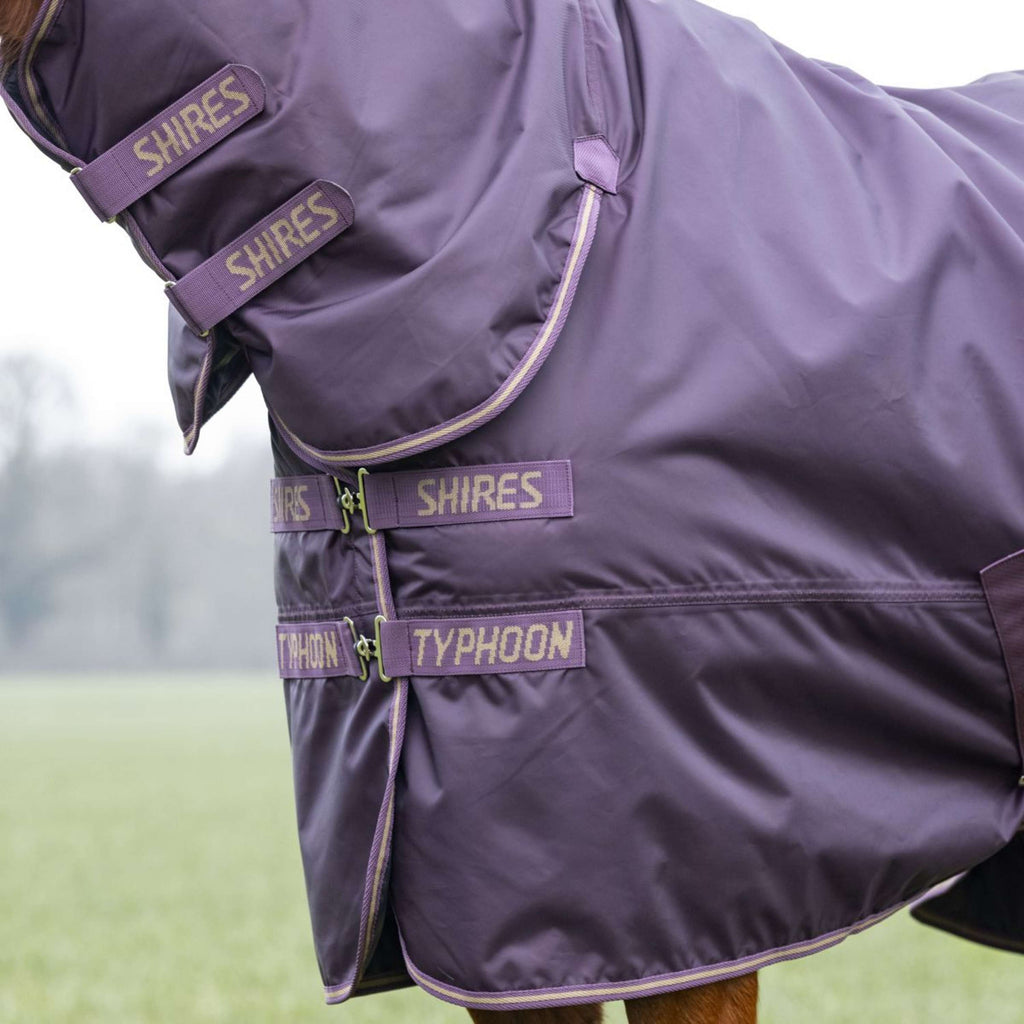Tempest Winter Rug Turnout Typhoon 100g Black Cherry