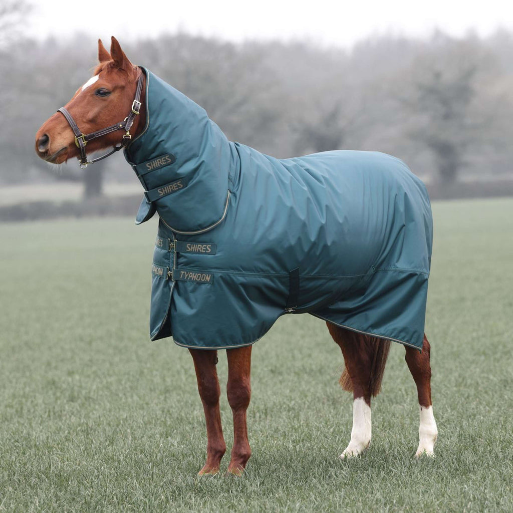 Tempest by Shires Winter Rug Turnout Typhoon Combo 200g Green