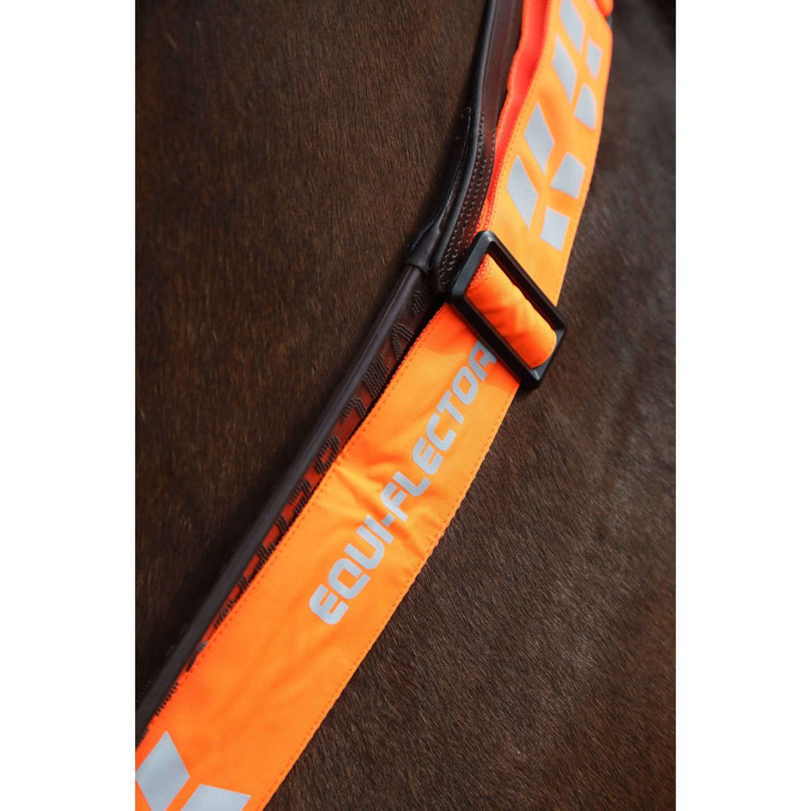 Equi-Flector by Shires Front Strap Reflective Orange