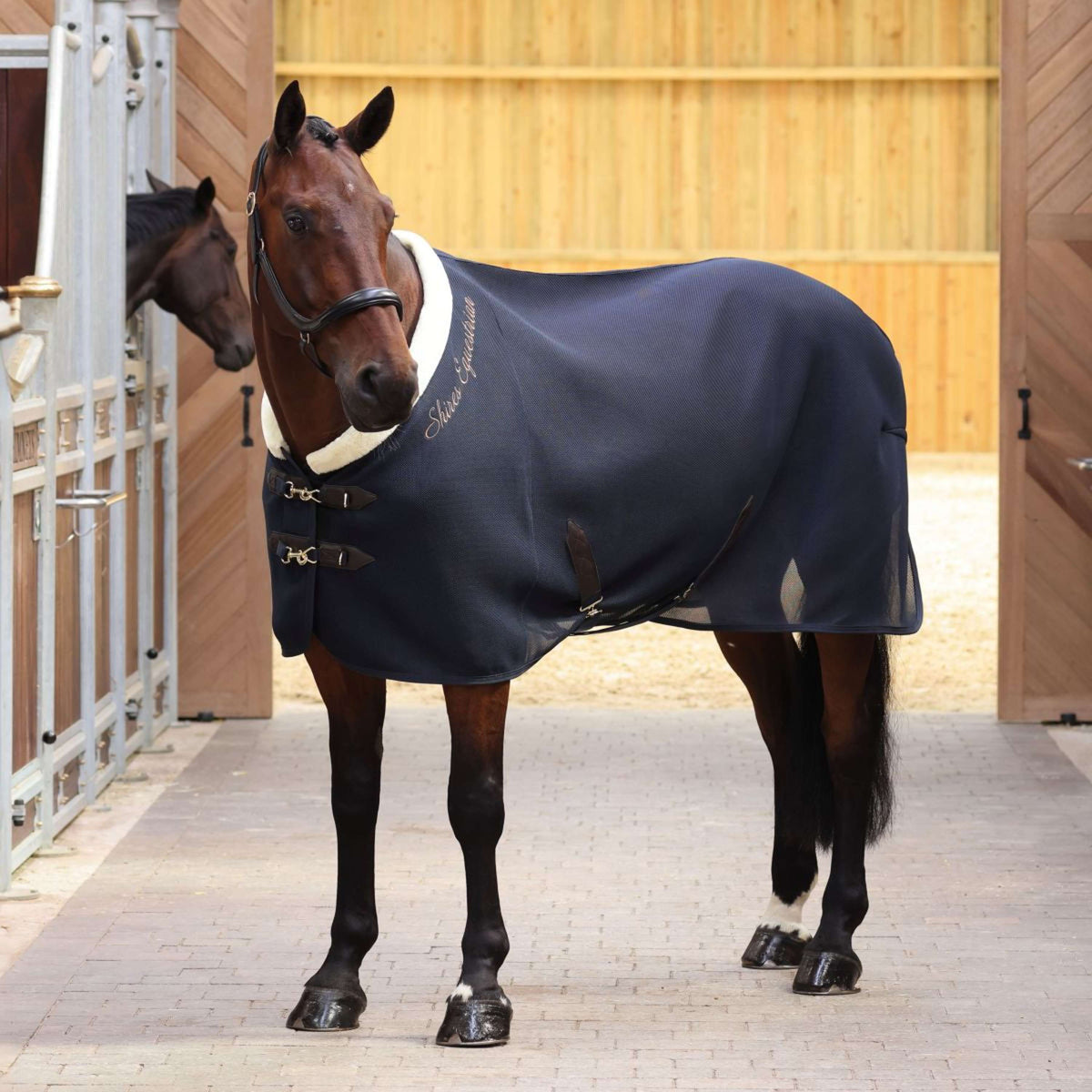 Shires Sweat Rug Deluxe Air Motion Navy