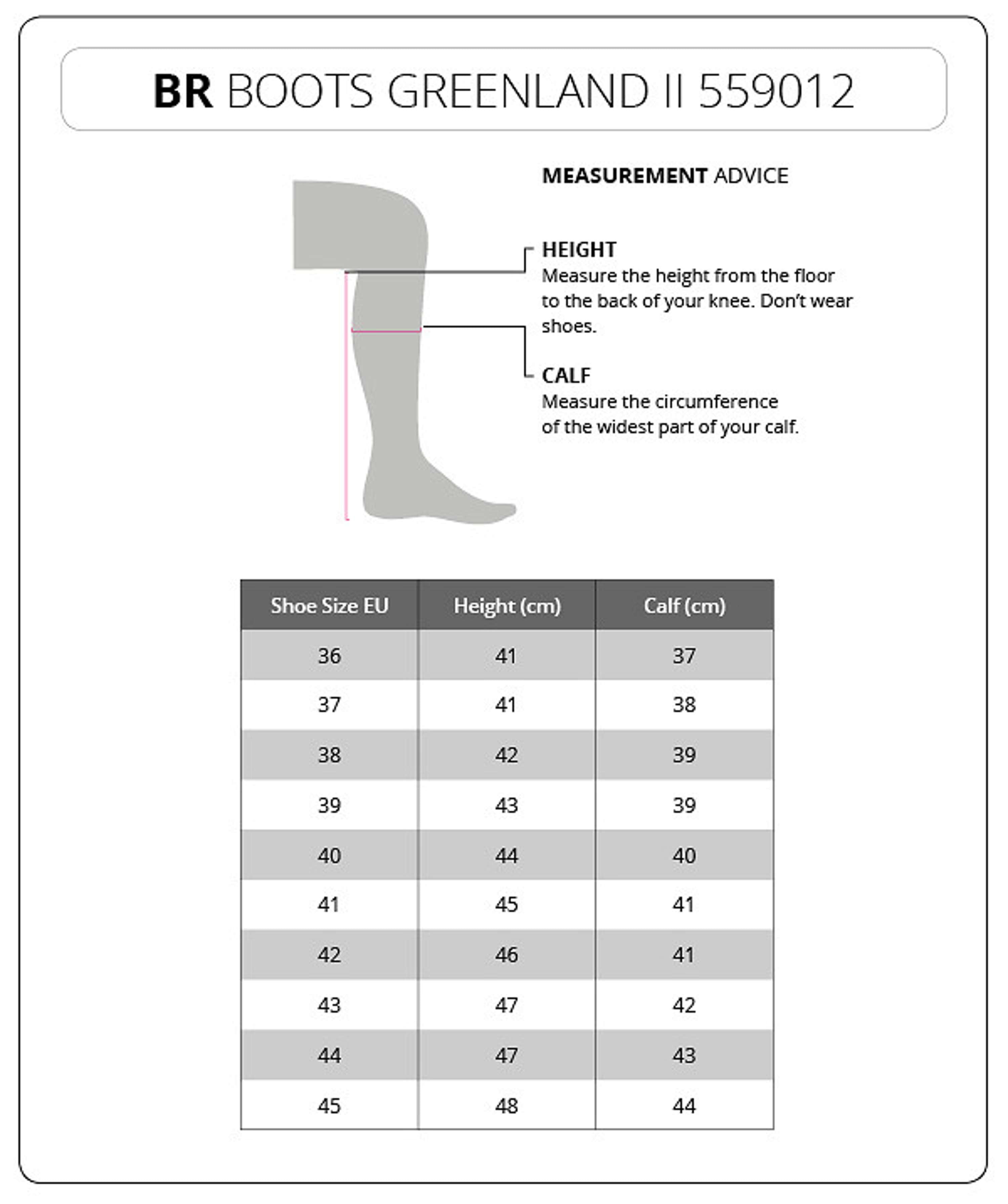 BR Winter Boots Greenland II Nubuck with a Rubber Sole Black