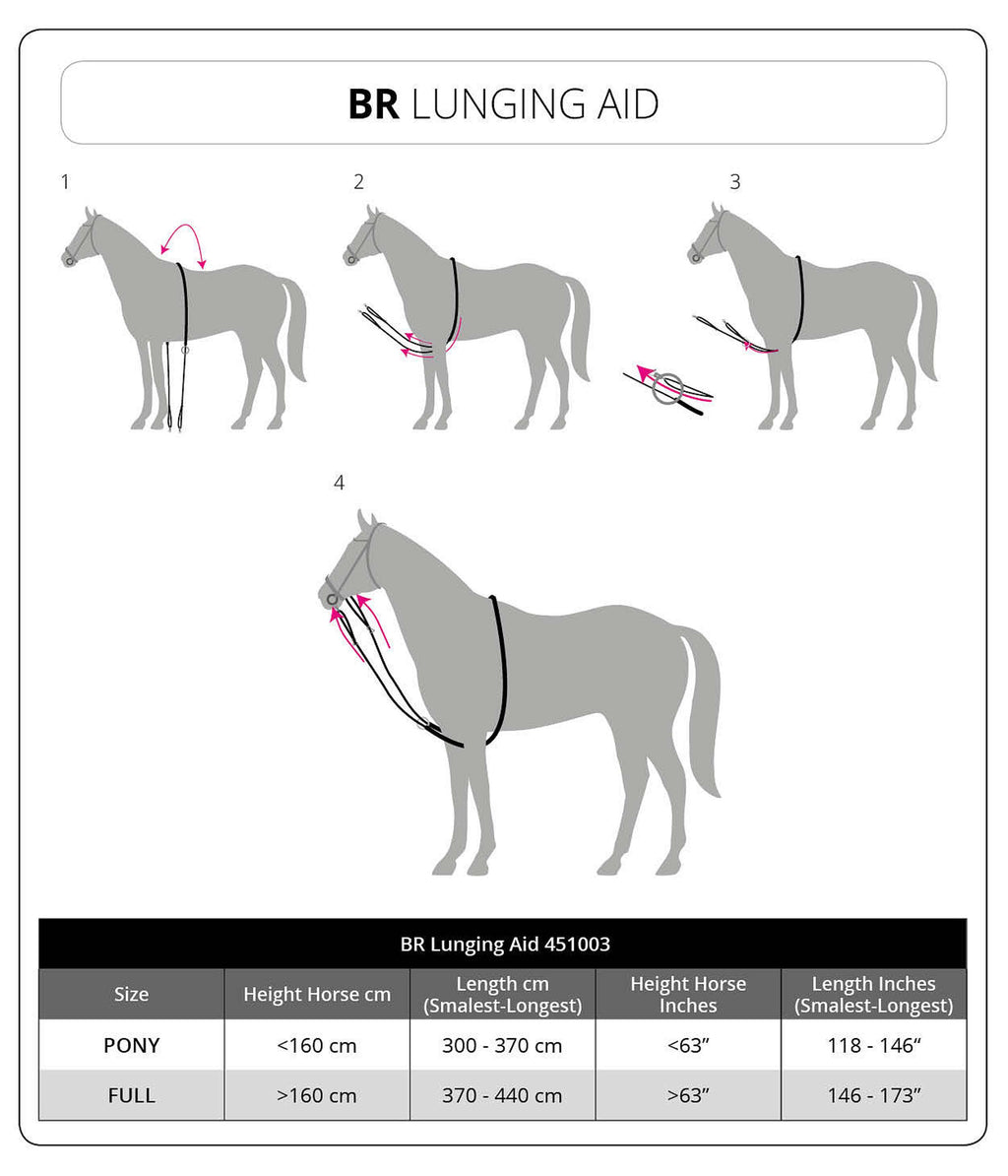 BR Lunging Line Cotton DarkGrey