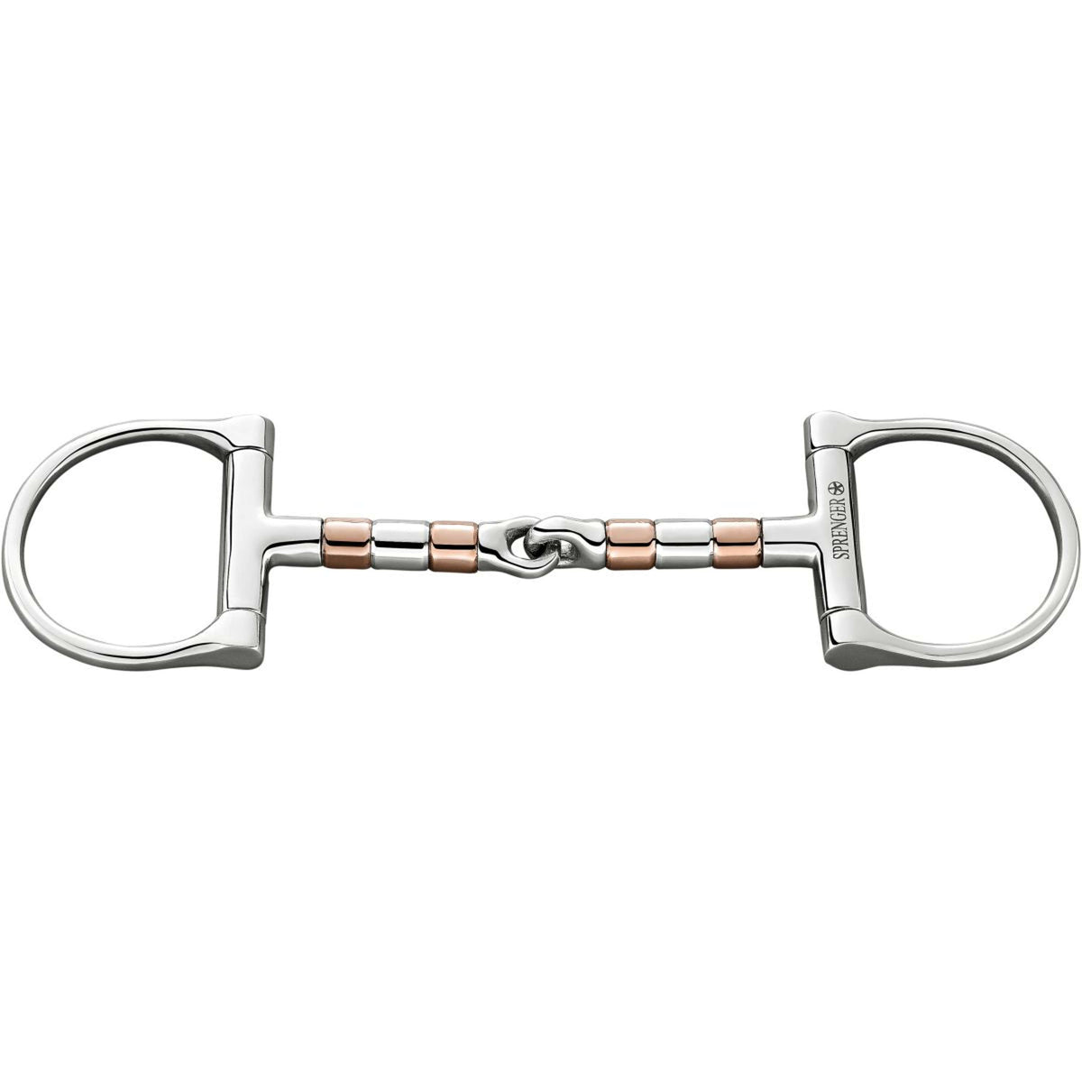 Sprenger D-Trens Copper-Roller 13mm Single Snaffle