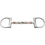 Sprenger D-Trens Copper-Roller 13mm Single Snaffle