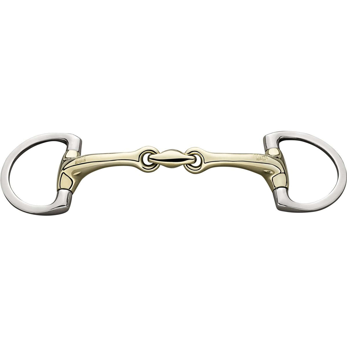 Sprenger Eggbut Snaffle Dynamic RS Bradoon 14mm Double Jointed