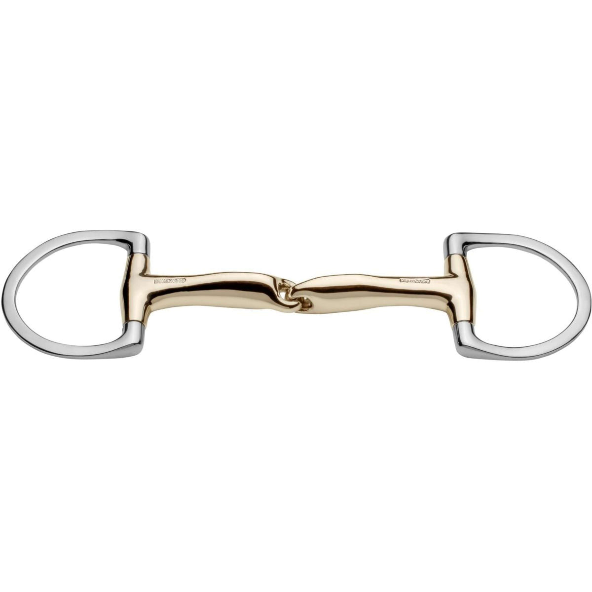 Sprenger Eggbut Snaffle Novocontact D-Rings 14mm Single Snaffle