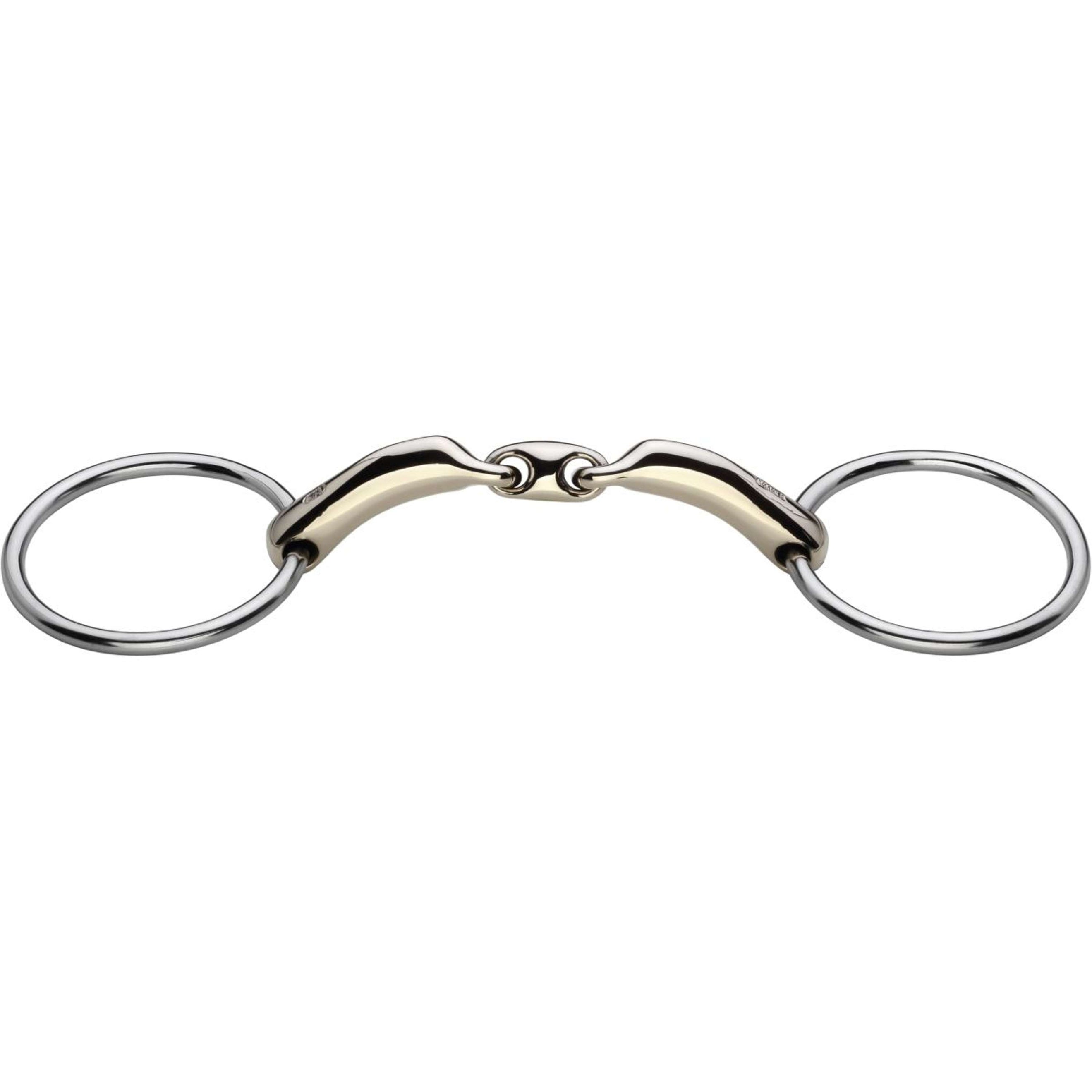 Sprenger Loose Ring Snaffle Novocontact Sensogan 16mm Double Jointed