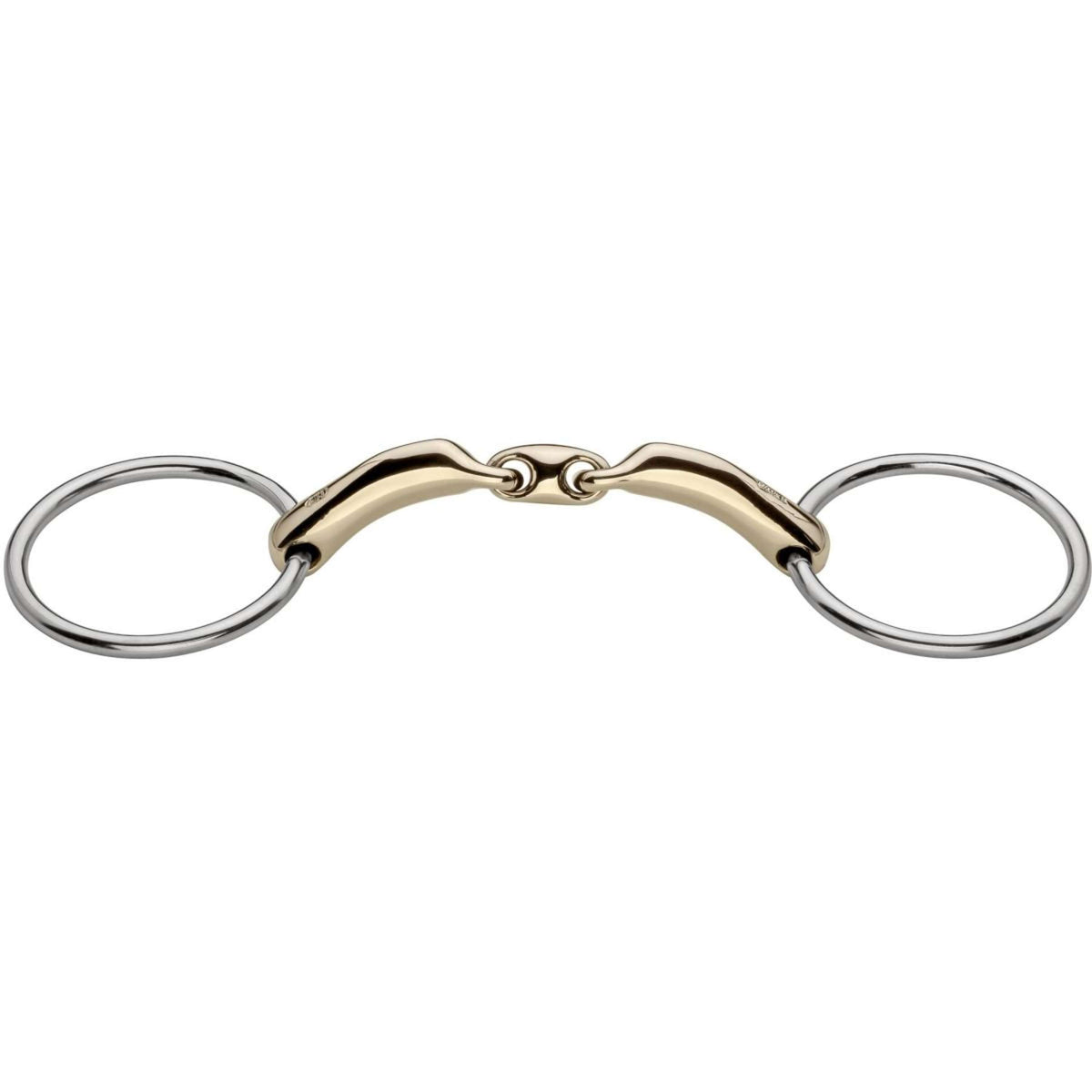 Sprenger Loose Ring Snaffle Novocontact Sensogan 14mm Double Jointed