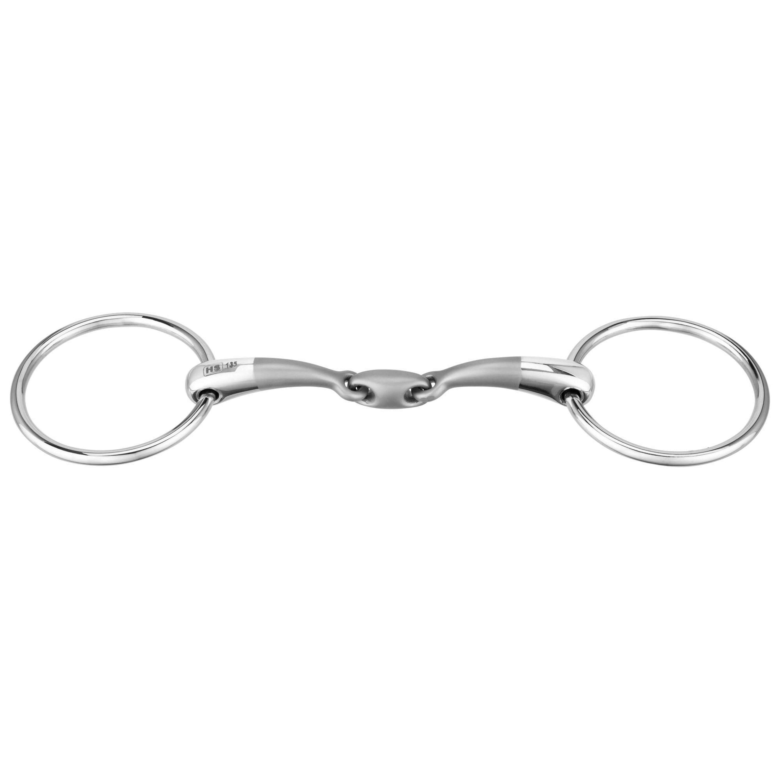 Sprenger Loose Ring Snaffle Satinox 14mm RVS Double Jointed Sprenger Loose Ring Snaffle Satinox 14mm RVS Double Jointed