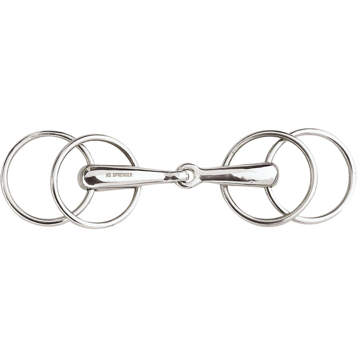 Sprenger Loose Ring Snaffle Stainless Steel 4 Rings 20mm Single Snaffle