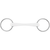 Sprenger Loose Ring Snaffle Nathe Standard 20mm Ring 70mm Straight Mouth White