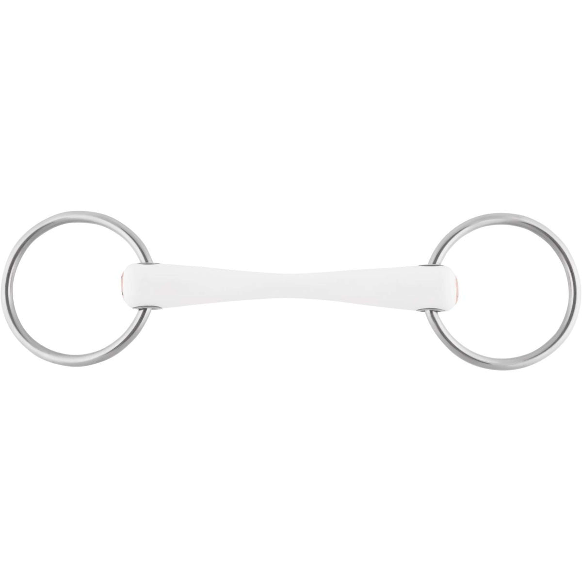 Sprenger Loose Ring Snaffle Nathe Standard 20mm Ring 70mm Straight Mouth White