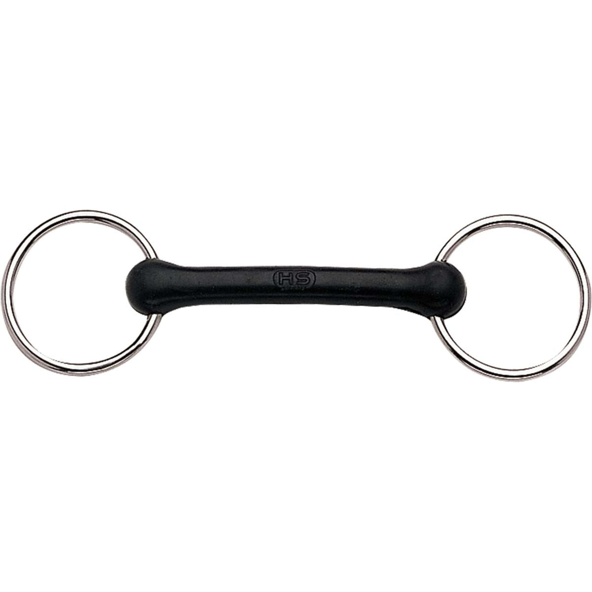 Sprenger Loose Ring Snaffle Rubber Mullen Mouth Flexible 20mm Straight Mouth