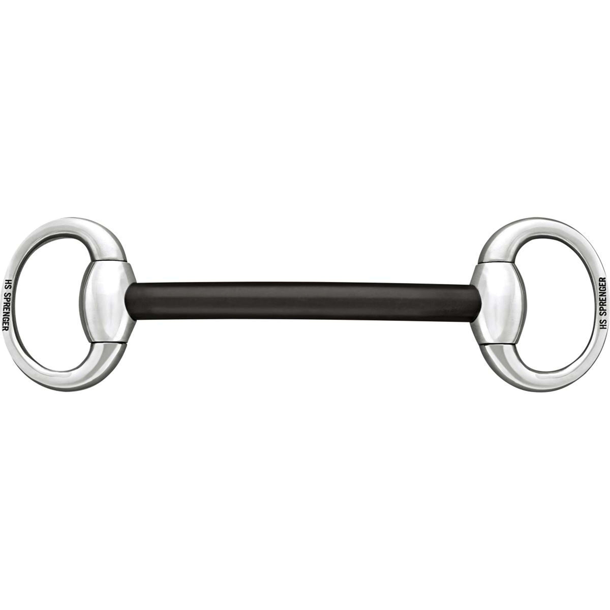 Sprenger Eggbut Snaffle Mullen Mouth Hard Carbon 16mm Straight Mouth