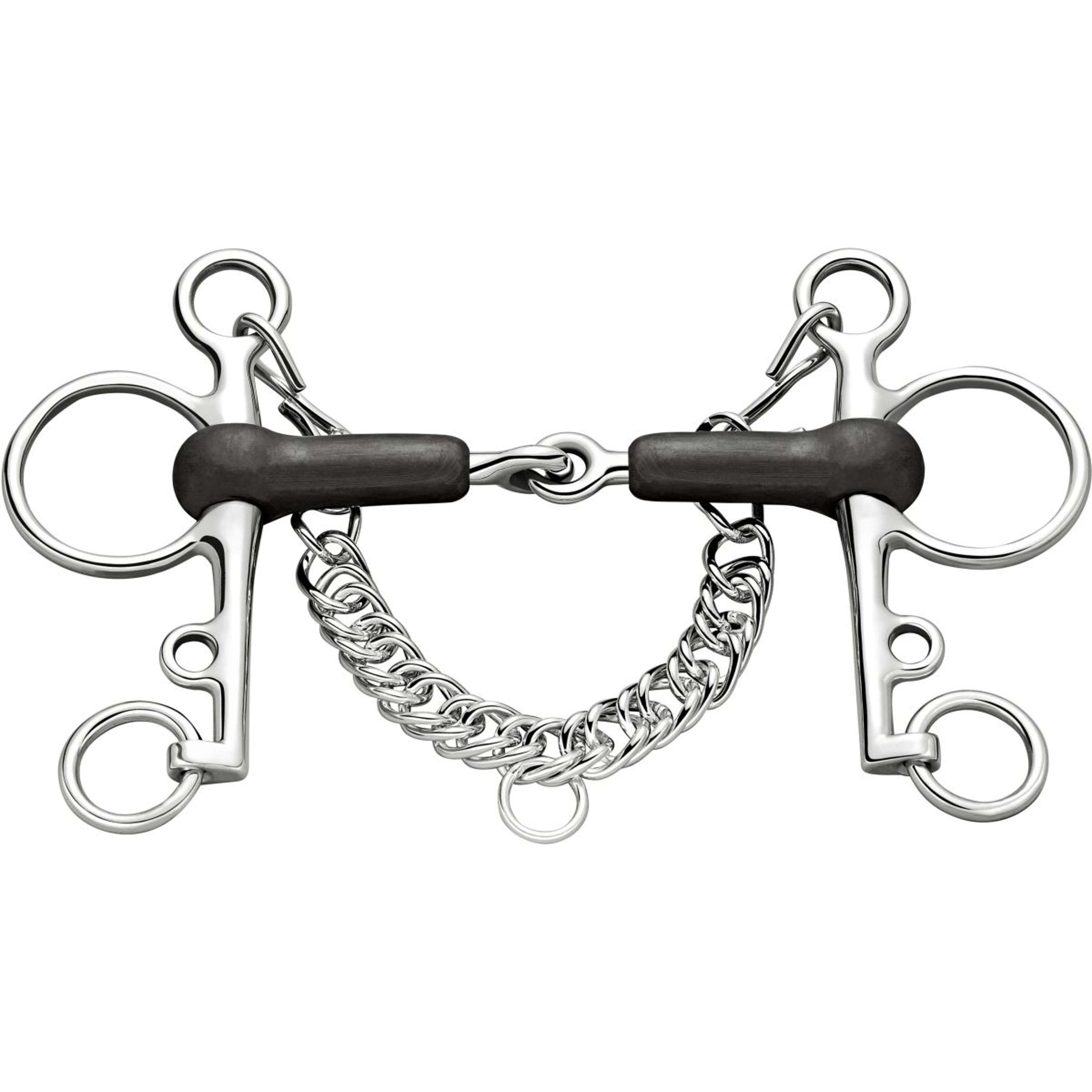 Sprenger Pelham Rubber Stainless Steel 18mm Single Snaffle