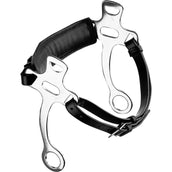 Sprenger Hackamore Leather Noseband Black 21,5cm Black