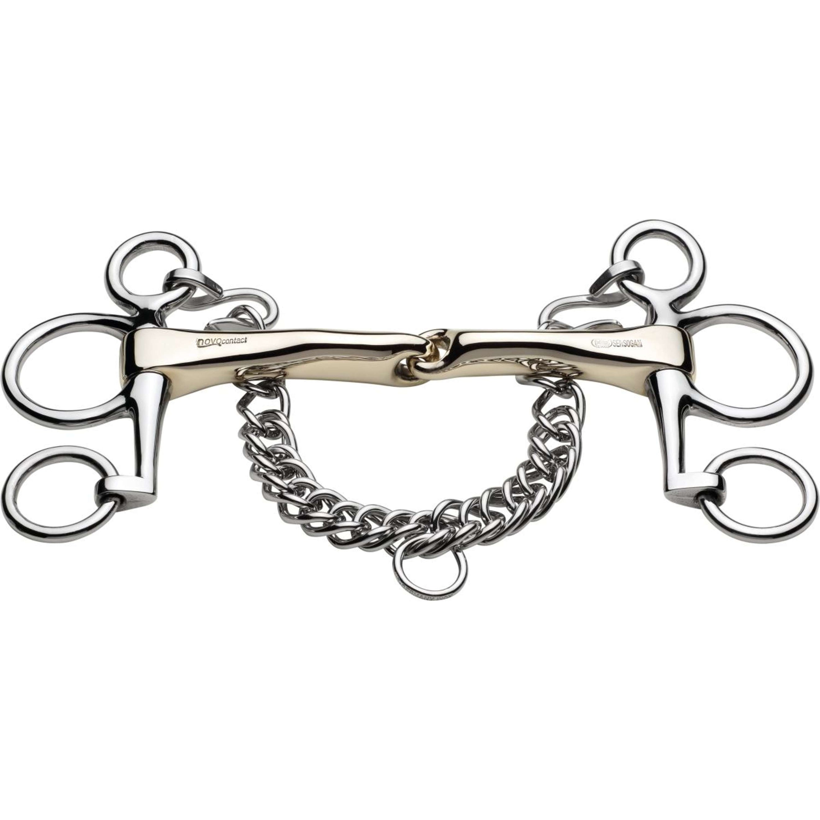 Sprenger Pelham Novocontact Sensogan 16mm Single Snaffle