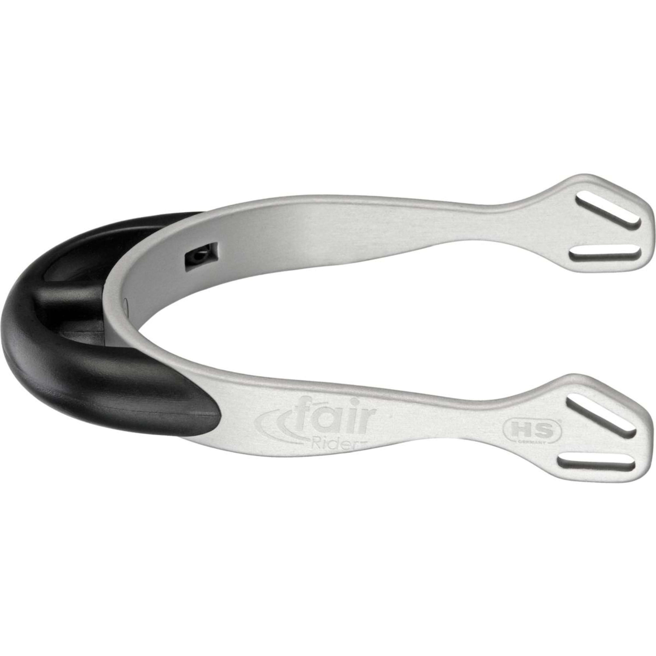 Sprenger Spurs Fairrider Half Round Silver/Black