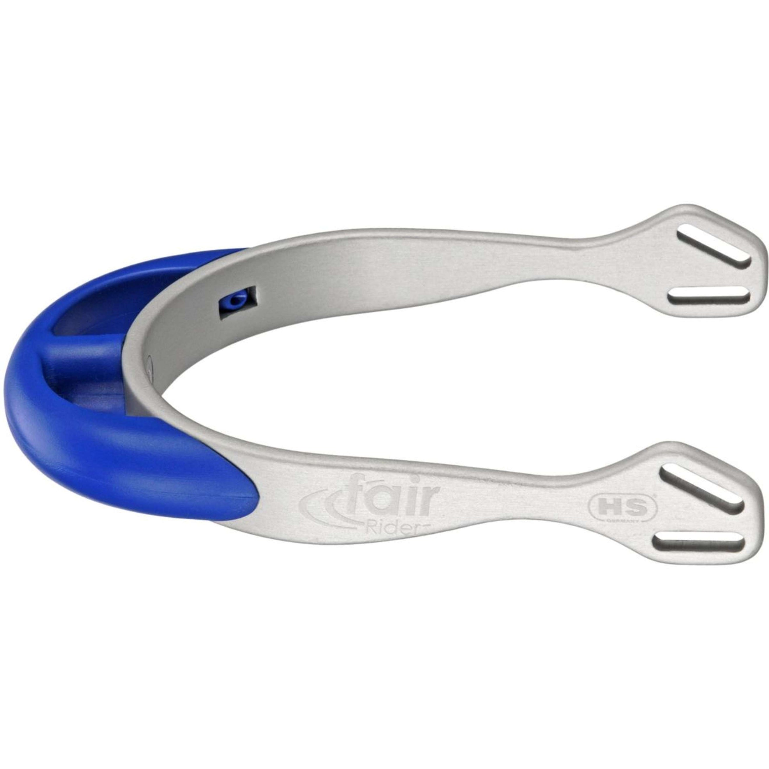 Sprenger Spurs Fairrider Half Round Silver/Blue