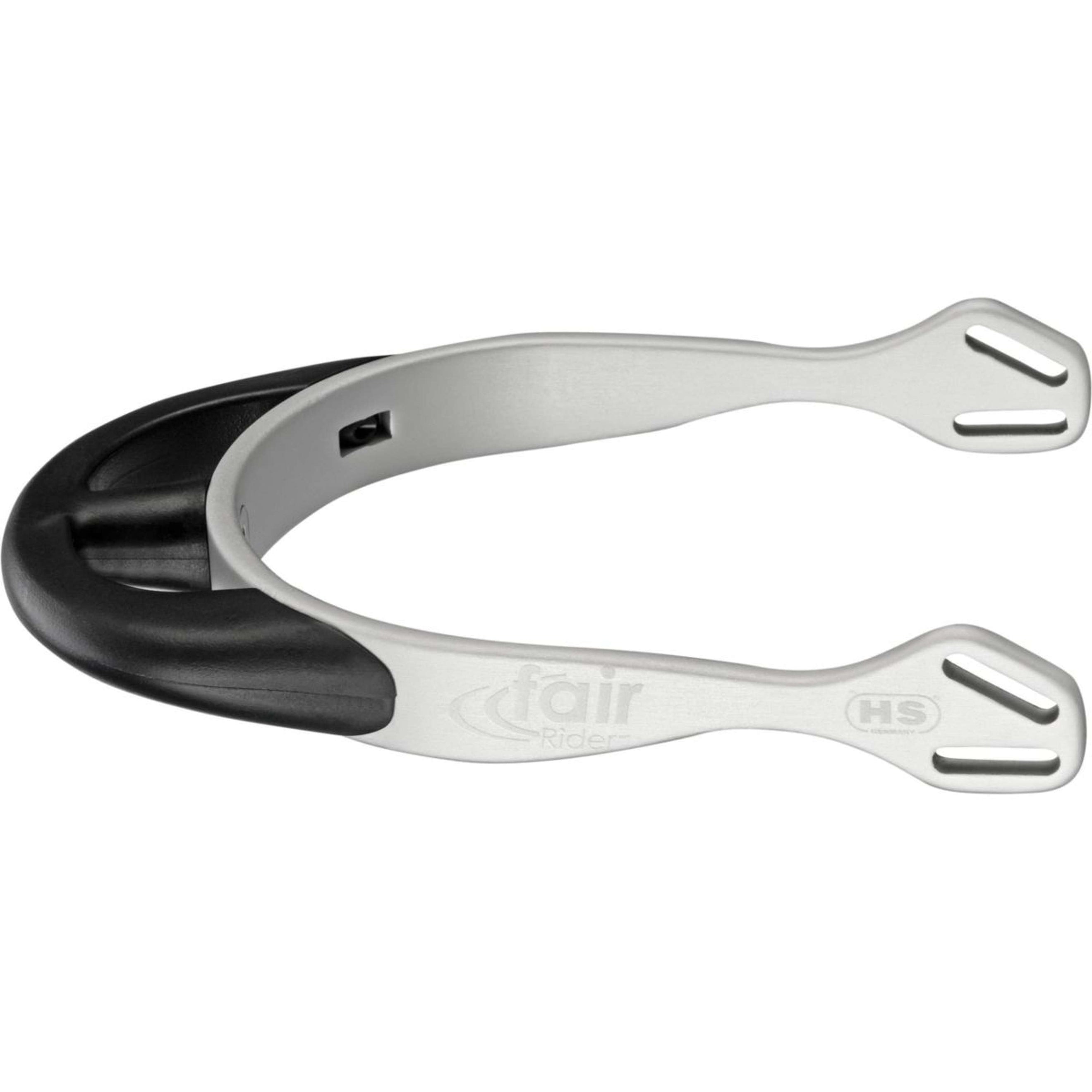 Sprenger Spurs Fairrider Half Round Silver/Black