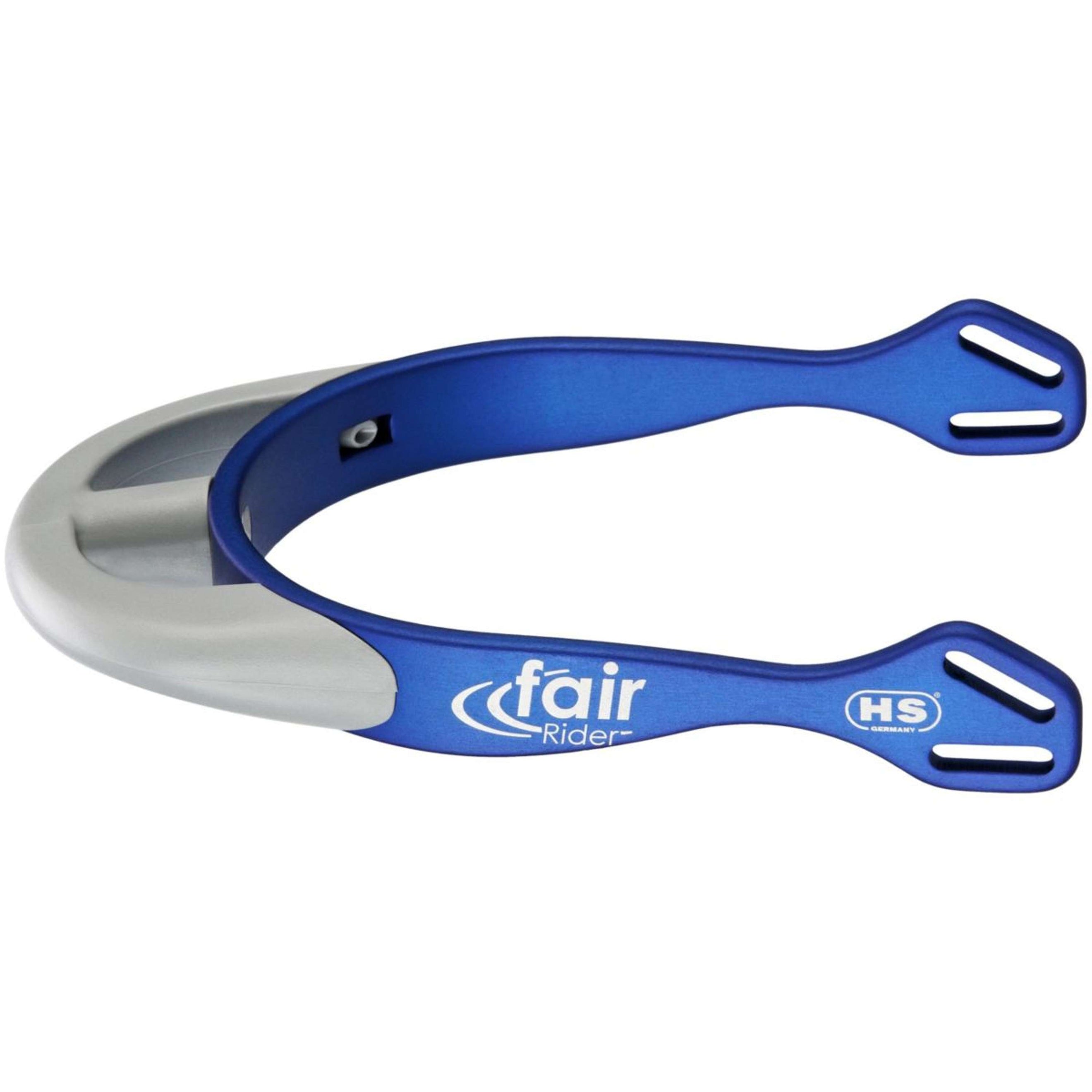 Sprenger Spurs Fairrider Half Round Blue/Silver