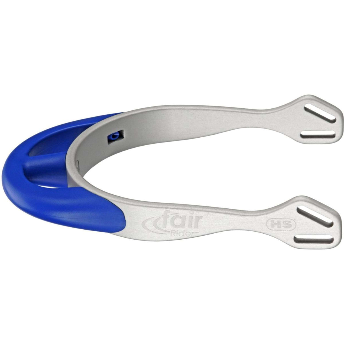 Sprenger Spurs Fairrider Half Round Silver/Blue