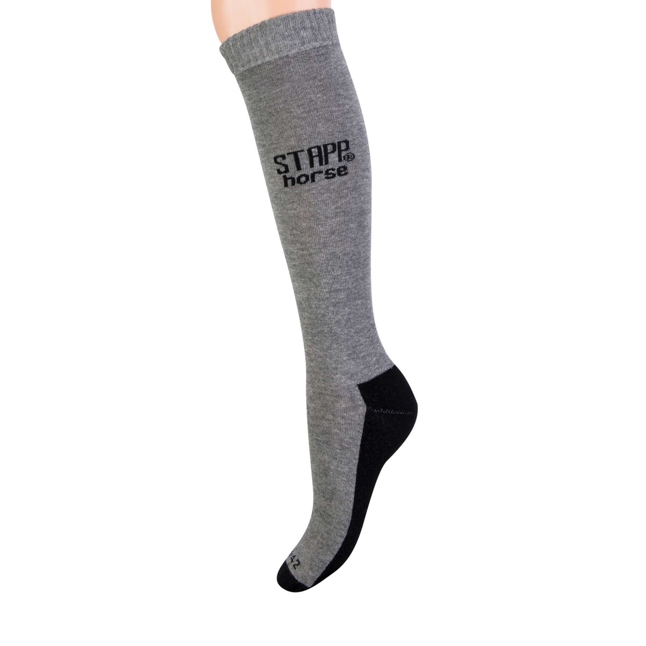 Stapp Horse Riding Socks Mid Grey