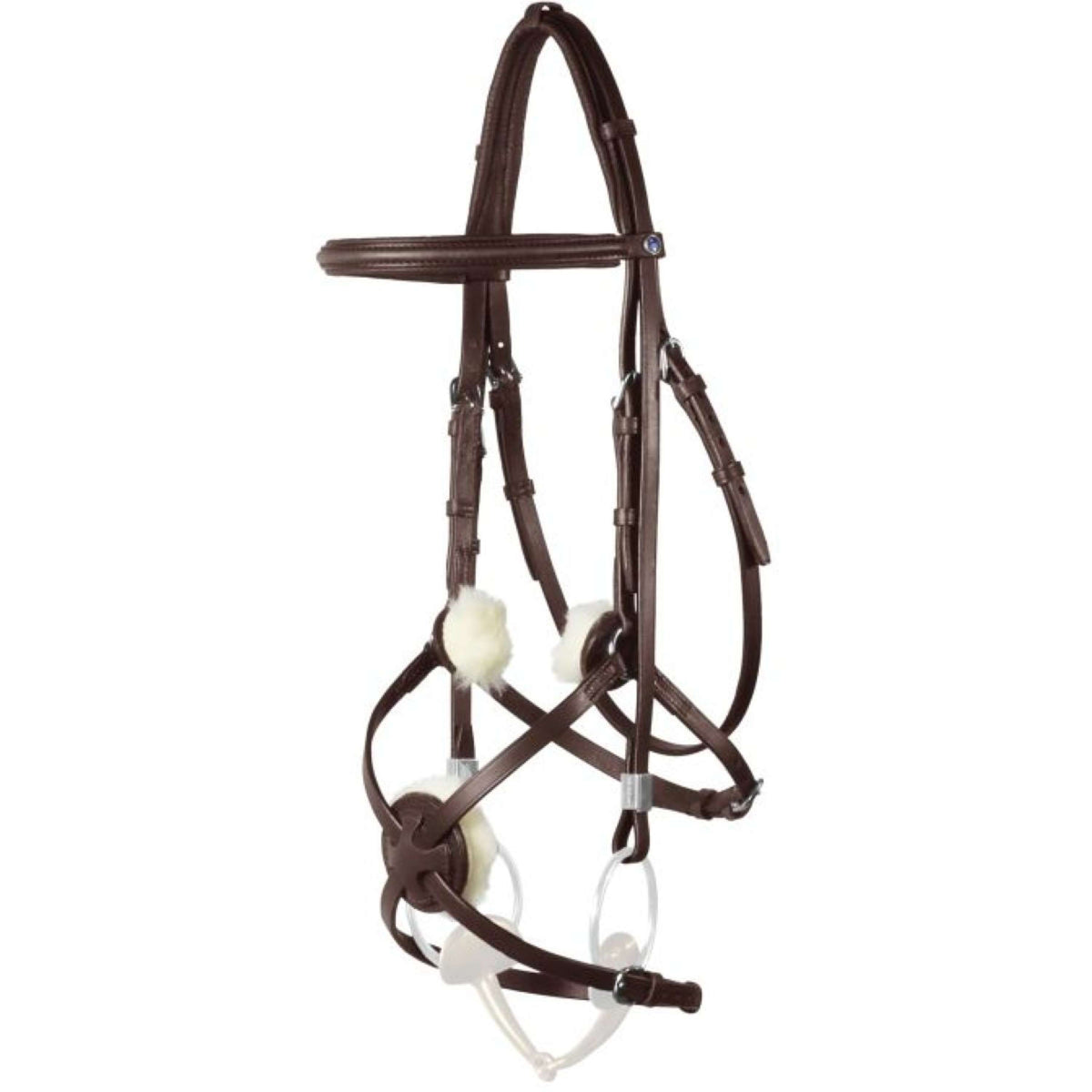 Stübben Bridle Leitrim Slide & Lock Mexican Noseband Ebony/Ebony