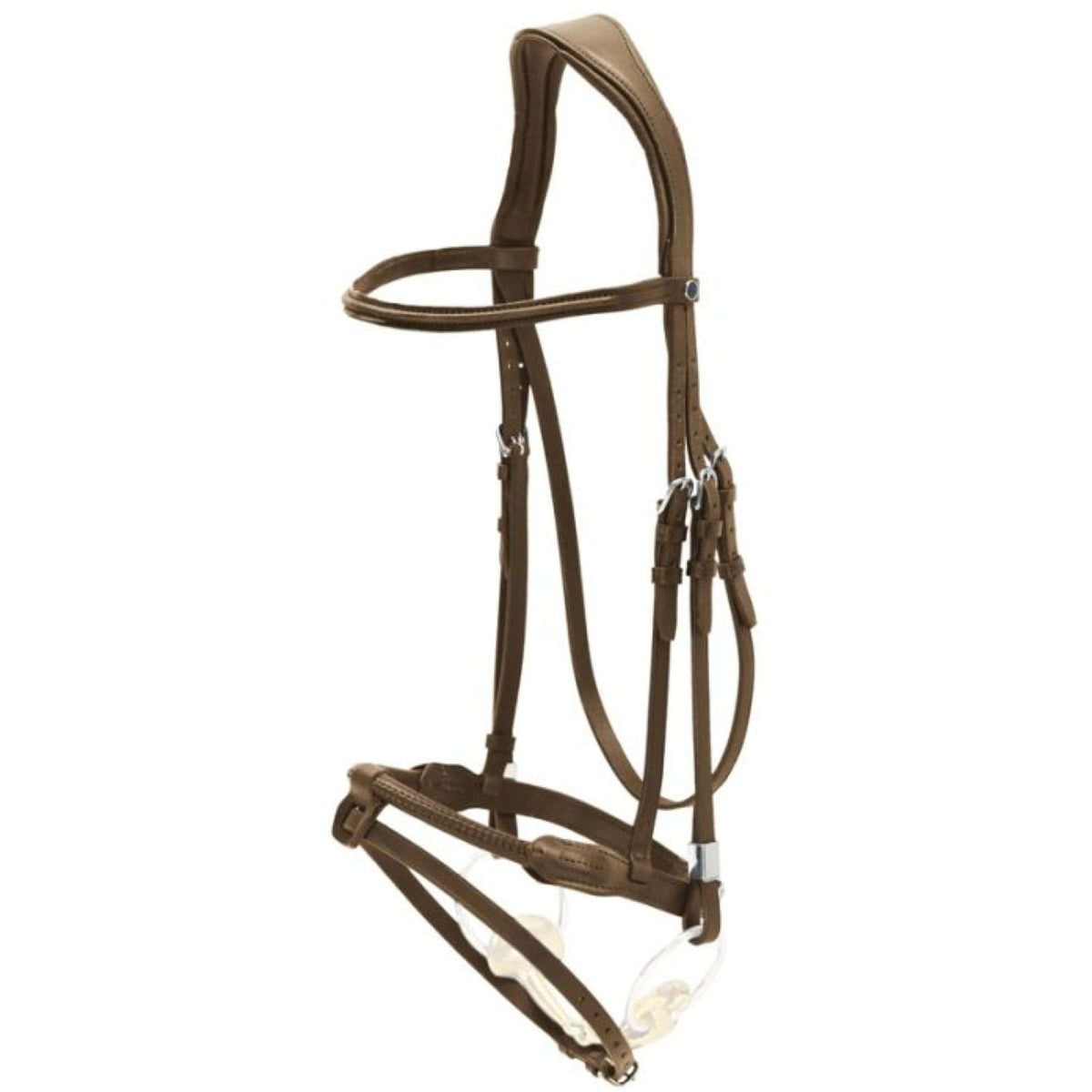 Stübben Bridle 2700 Pro-Jump Slide & Lock Rope Noseband Ebony/Ebony