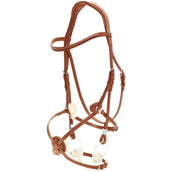 Stübben Bridle 2700 Pro-Jump Slide & Lock Mexican Noseband Tobacco/Tobacco