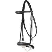 Stübben Bridle Leitrim Slide & Lock Long Nose Band Black/Black