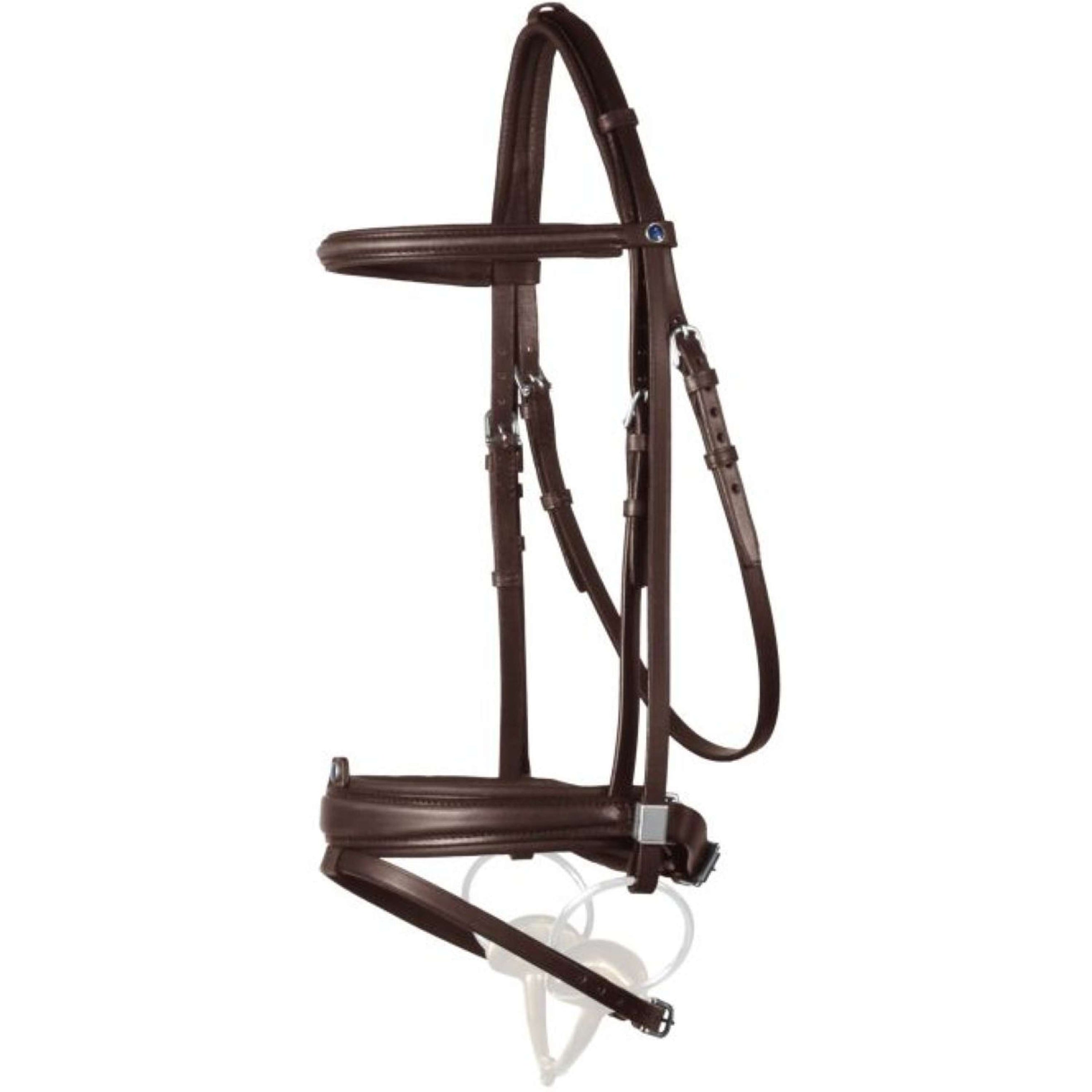 Stübben Bridle Leitrim Slide & Lock Dressage Noseband Ebony/Ebony