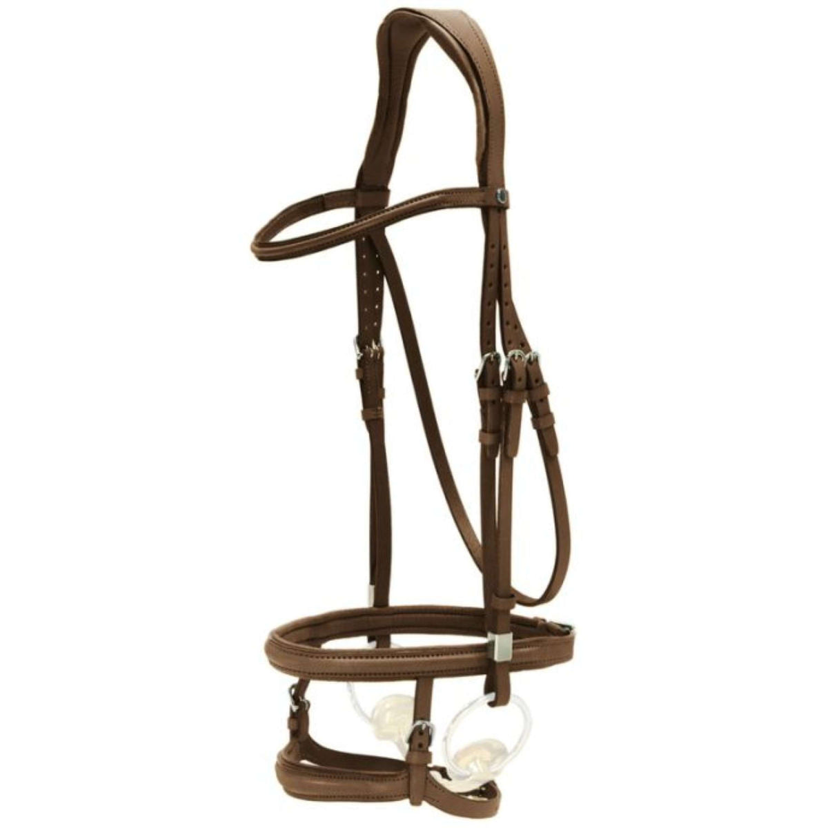 Stübben Bridle 2700 Pro-Jump Slide & Lock Double Noseband Ebony/Ebony