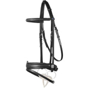 Stübben Bridle Leitrim Slide & Lock Dressage Noseband Black/Black