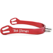 Tech Stirrups Ball-end spurs Florence Red