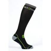 Tech Stirrups Socks Technical Black/Green