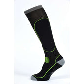 Tech Stirrups Socks Technical Black/Green