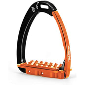 Tech Stirrups Stirrups Venice Sloped EVO Black/Orange