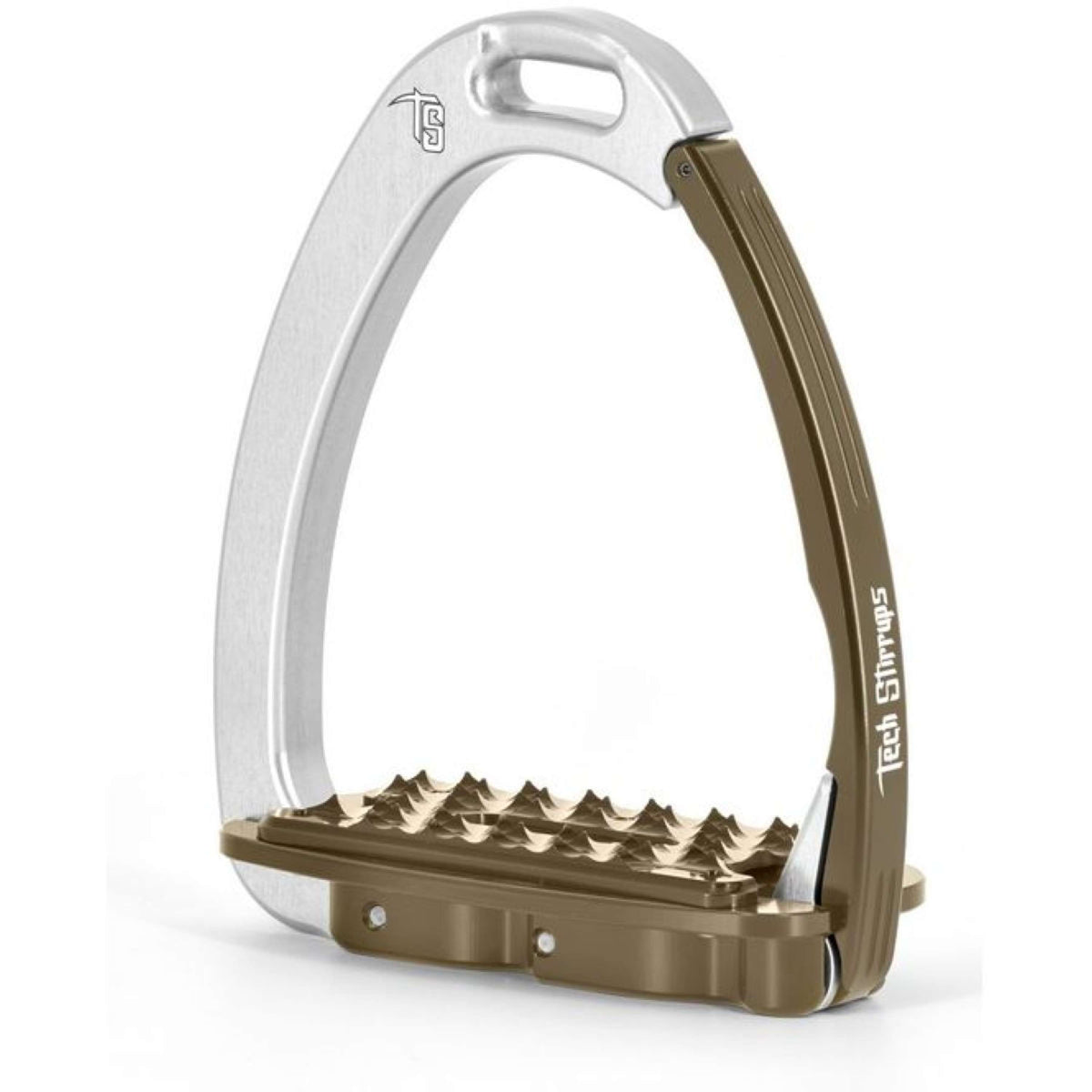 Tech Stirrups Stirrups Venice Sloped EVO Silver/Brown