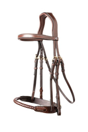 Trust Bridle Dublin brown/gold