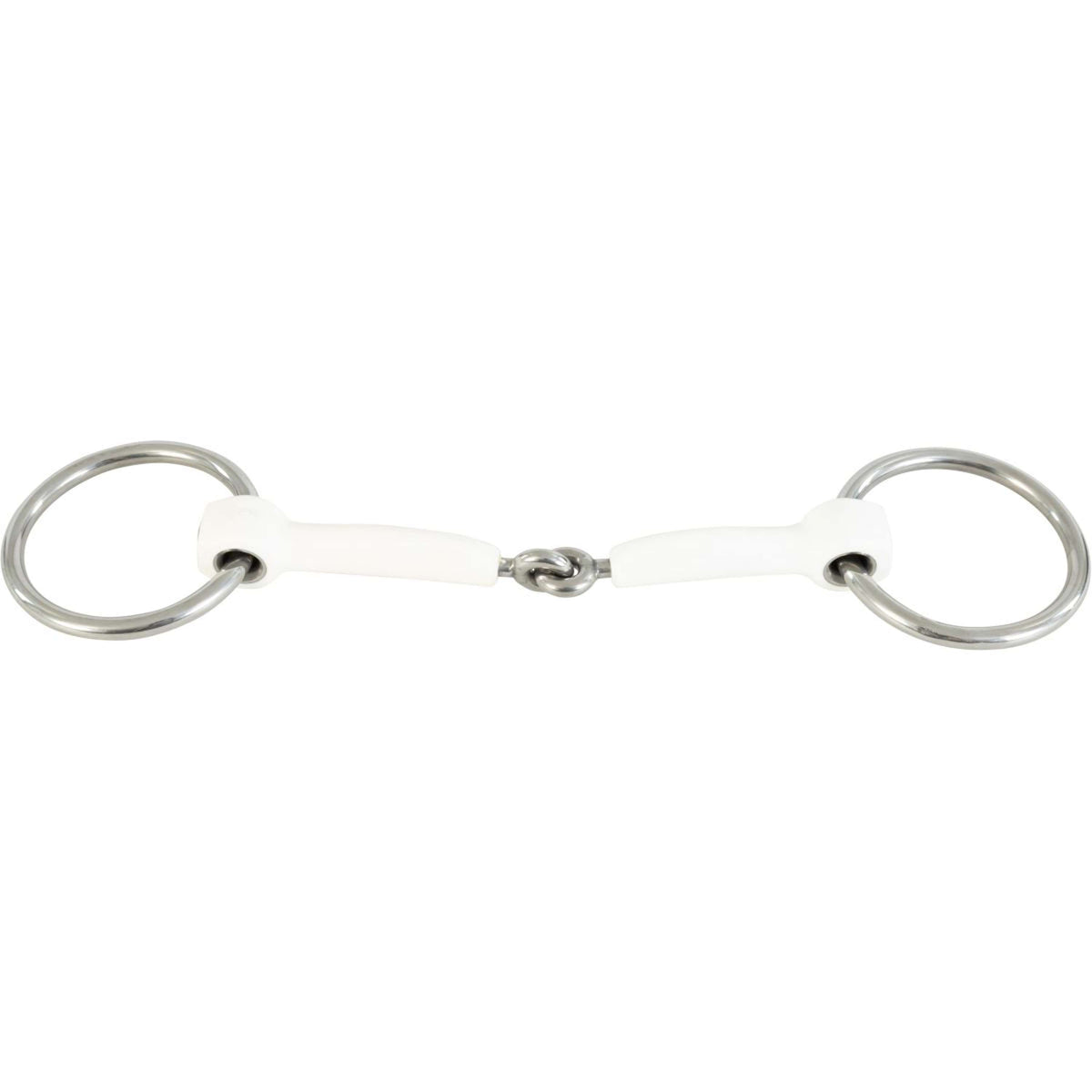 Trust Loose Ring Snaffle Inno Sense Bradoon Jointed Soft 12mm White