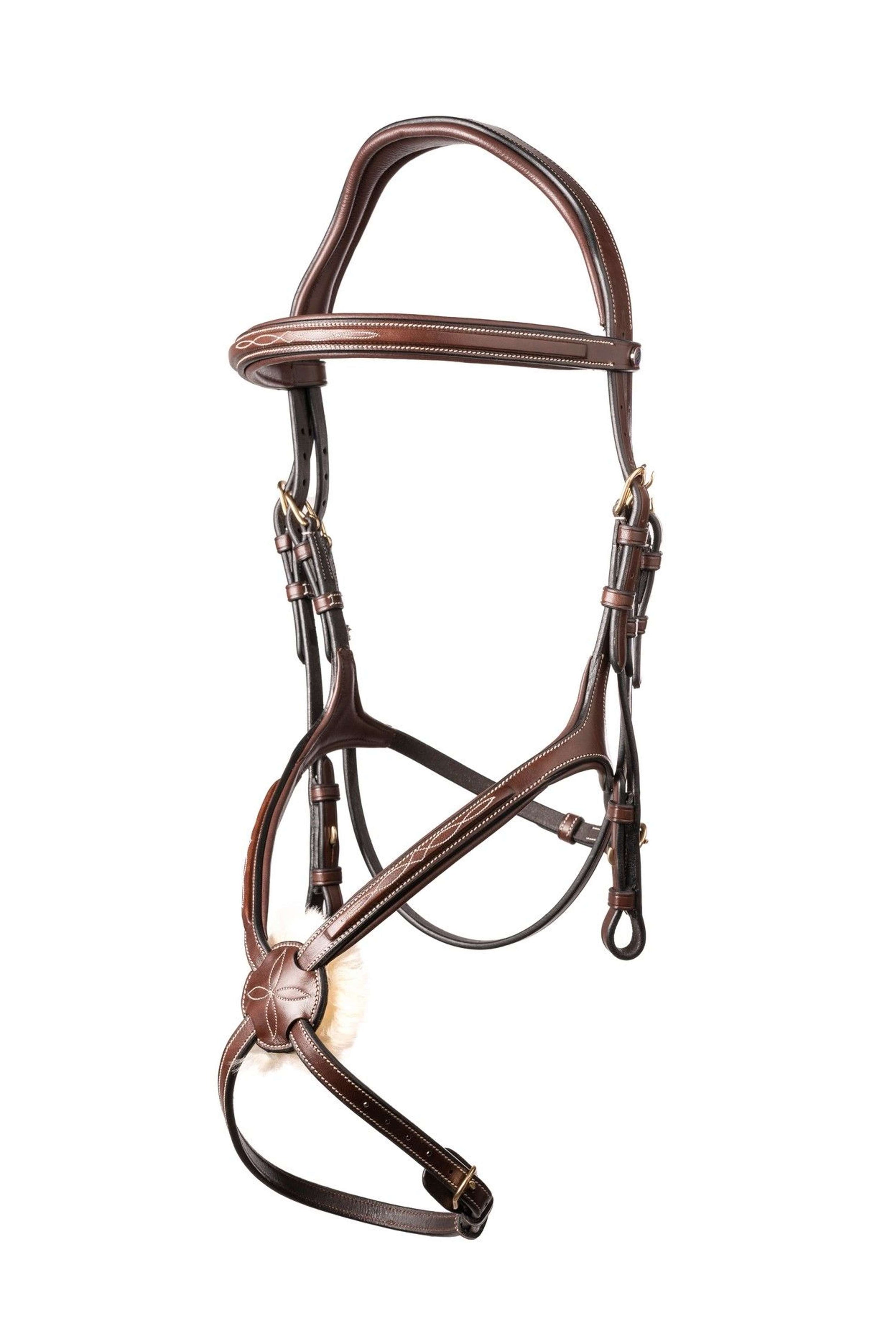 Trust Mexican Bridle Oslo brown/gold Trust Mexican Bridle Oslo brown/gold