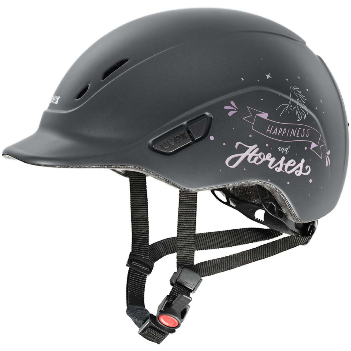 Uvex Cap Kidoxx Happyhorse Matt Anthracite