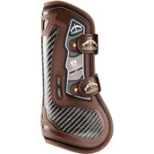 Veredus Tendon Boots Carbon Gel Absolute Velcro Straps Front Brown