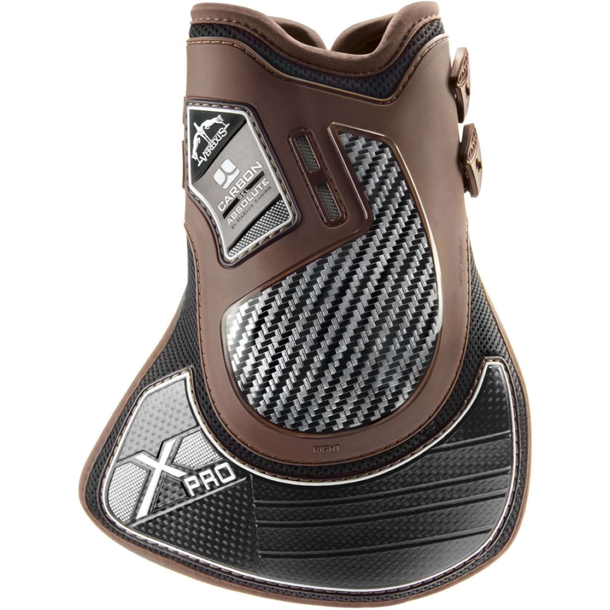 Veredus Fetlock Boots Carbon Gel Absolute X Pro Rear Brown