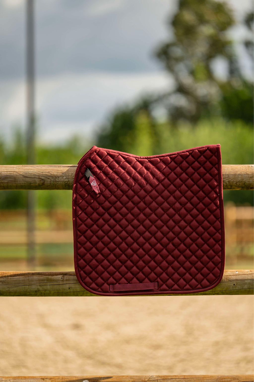 Velder Horsewear Essentials Saddlepad Dressage Classic Bordeaux