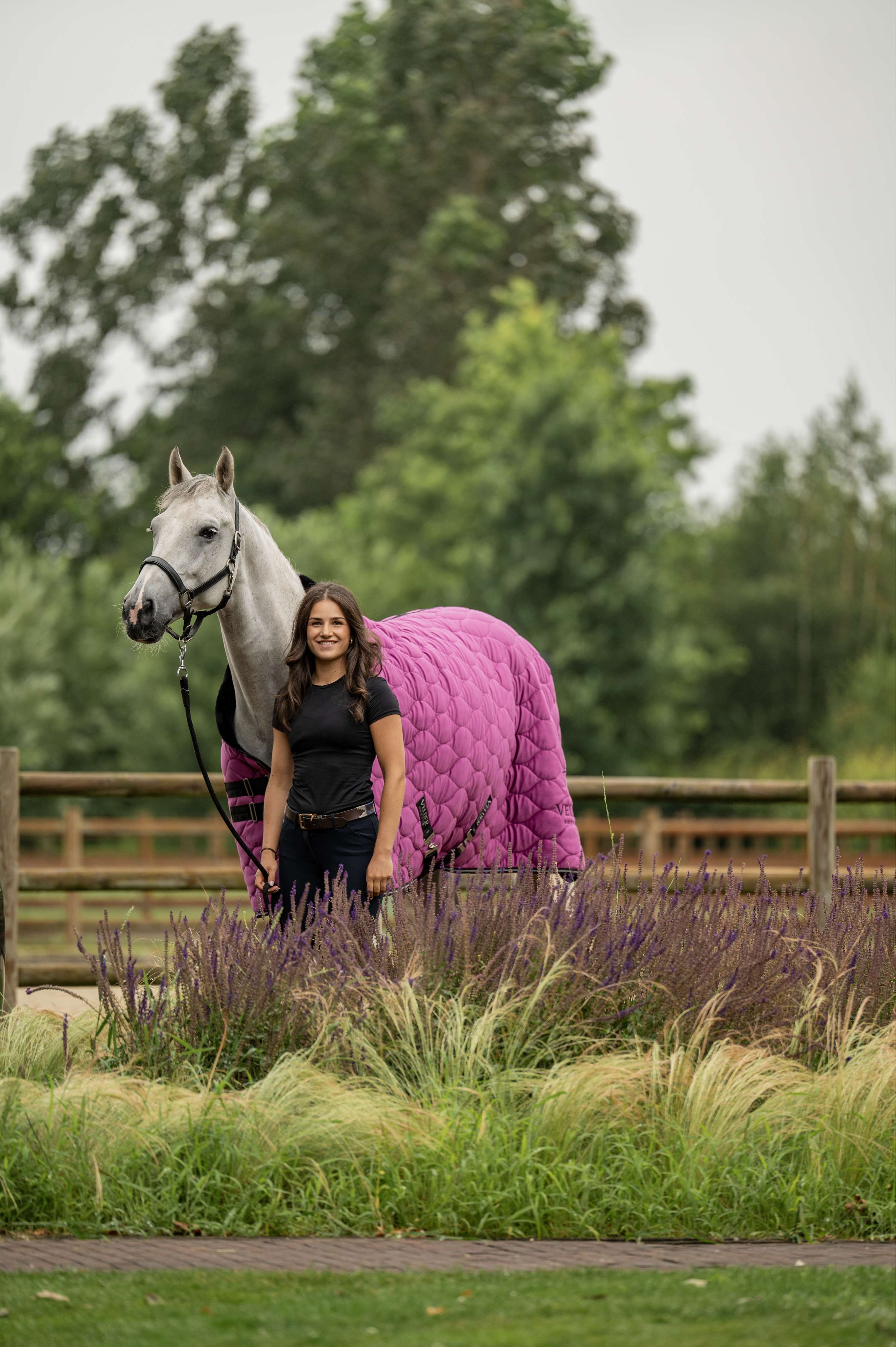 Velder Horsewear Premium Show Rug Satin Glow Dutch Raspberry