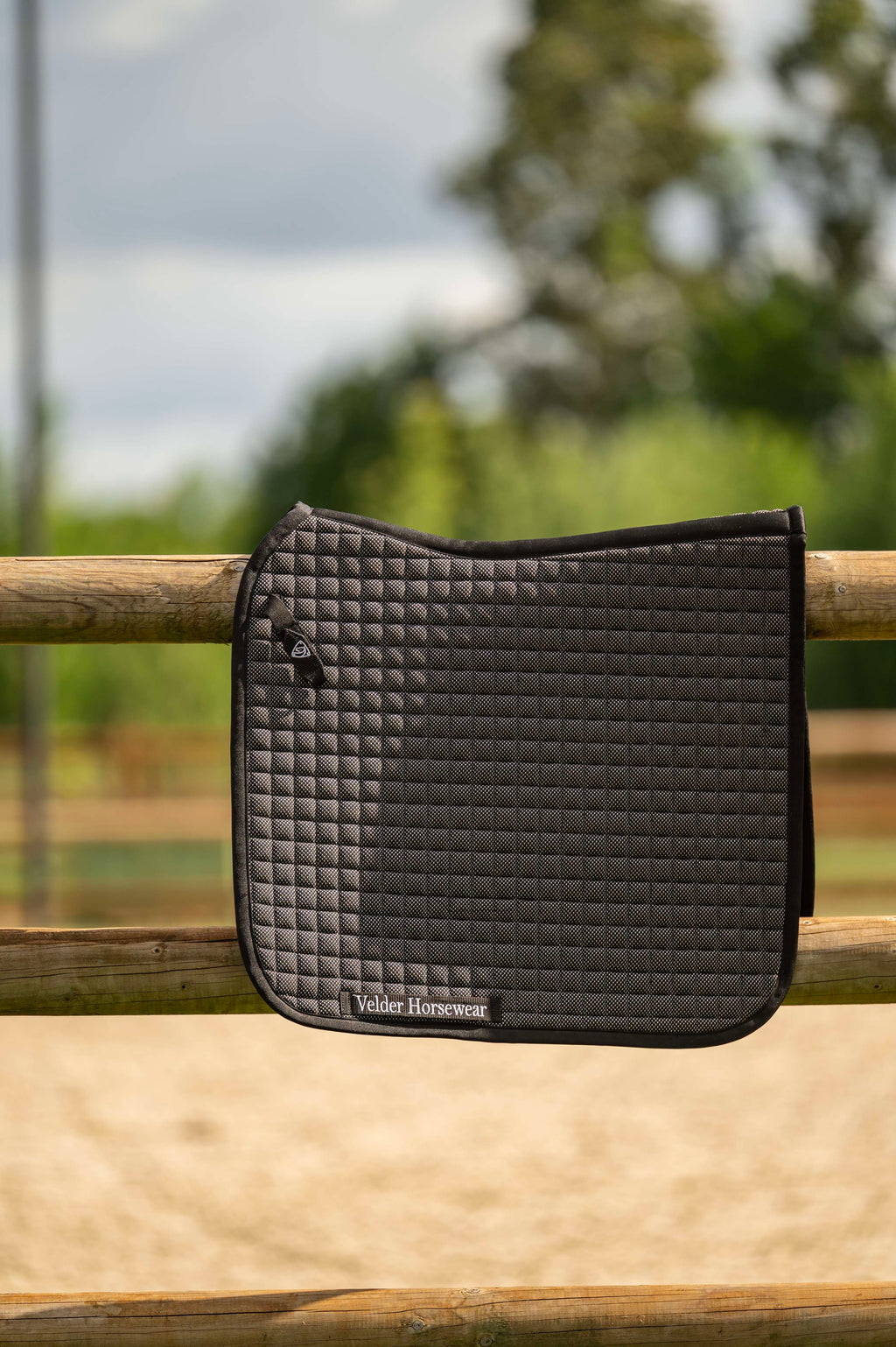 Velder Horsewear Premium Saddlepad Bamboo Dressage Black